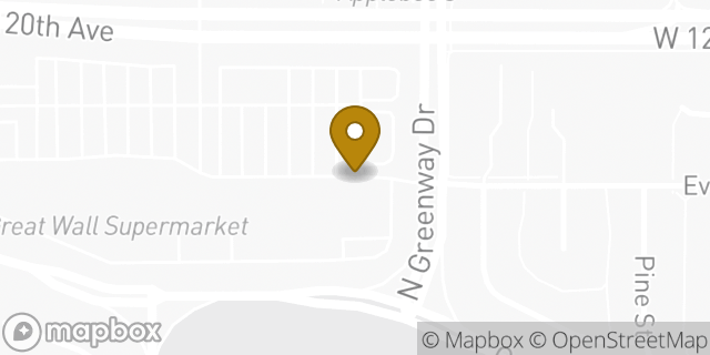 Map showing the location of Hertz Car Rental - Broomfield - West 120th Avenue in Broomfield, CO 80020