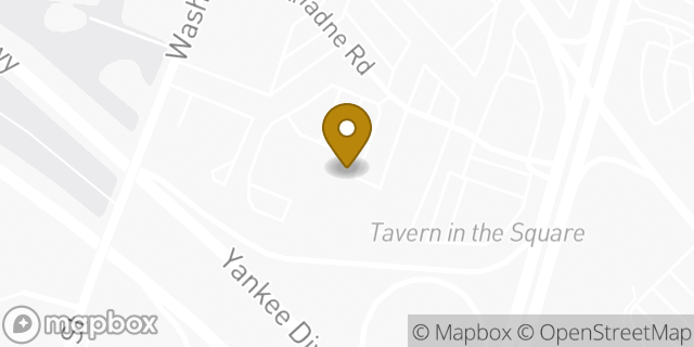 Map showing the location of Budget Car Rental in Dedham, MA 02026