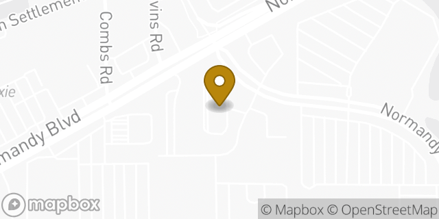 Map showing the location of Bank of America in Jacksonville, FL 32221