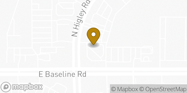 Map showing the location of Amazon Locker - Schlau in Gilbert, AZ 85234