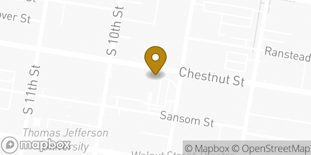 Map showing the location of Amazon Locker - Naptown in Philadelphia, PA 19107