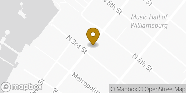 Map showing the location of Bright Horizons at Kent Avenue in Brooklyn, NY 11249
