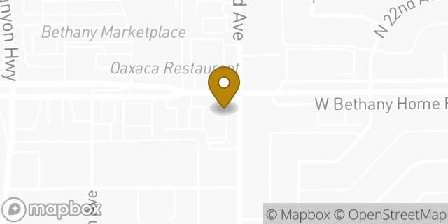 Map showing the location of McDonald's in Phoenix, AZ 85015