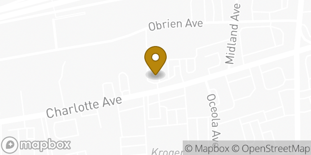 Map showing the location of Papa John's Pizza in Nashville, TN 37209