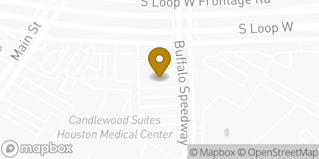 Map showing the location of Chase ATM in Houston, TX 77054