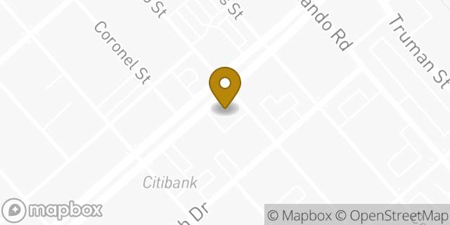 Map showing the location of Chase Bank in San Fernando, CA 91340
