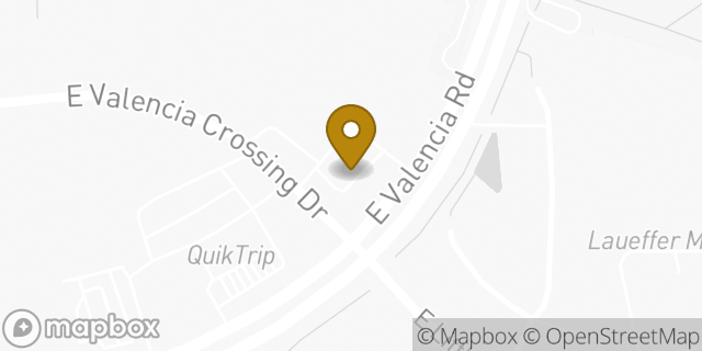 Map showing the location of McDonald's in Tucson, AZ 85706