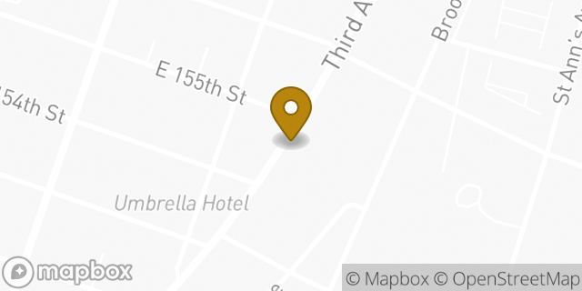 Map showing the location of Aldi in Bronx, NY 10455