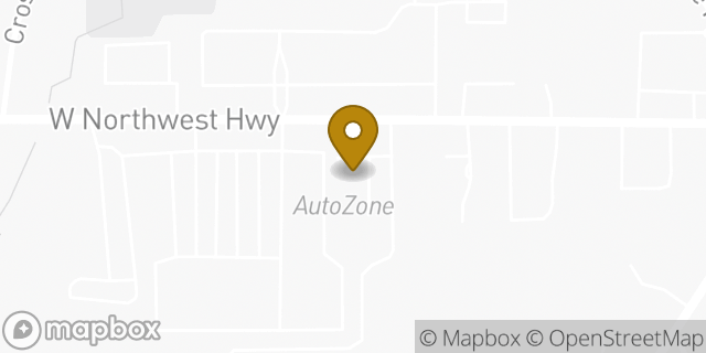 Map showing the location of AutoZone in Grapevine, TX 76051