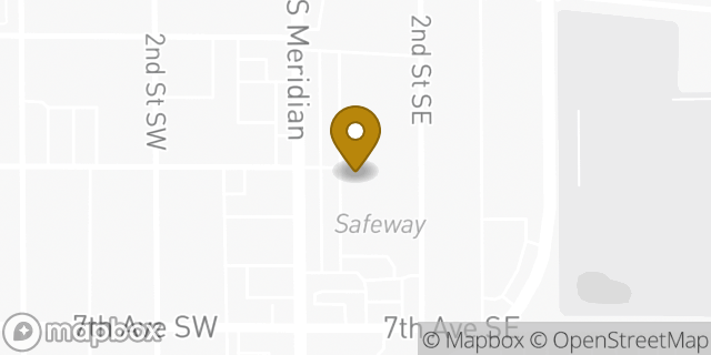 Map showing the location of Amazon Locker - Virgil in Puyallup, WA 98371
