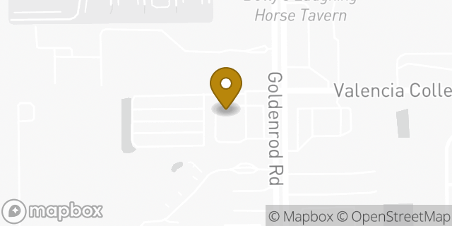 Map showing the location of Amazon Locker - Umm in Orlando, FL 32807
