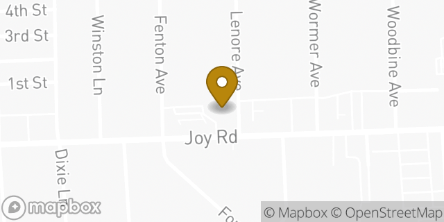 Map showing the location of Bank of America Drive-Thru ATM | Tel Joy in Redford, MI 48239