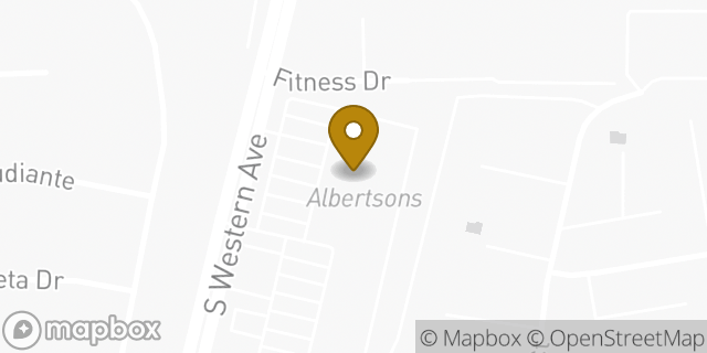 Map showing the location of Starbucks in San Pedro, CA 90732