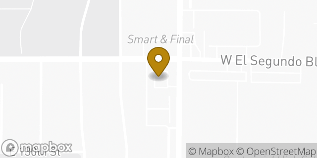 Map showing the location of Amazon Locker - Parents in Los Angeles, CA 90059