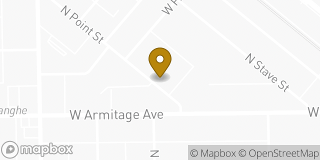 Map showing the location of Salmon P Chase Public School in Chicago, IL 60647