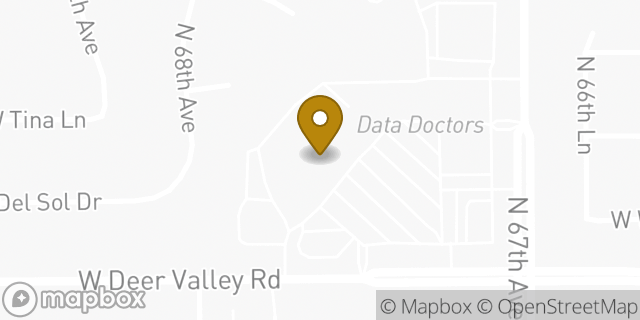 Map showing the location of Sprouts Farmers Market in Glendale, AZ 85310