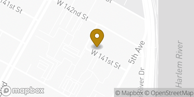 Map showing the location of Amazon Locker - Ziah in New York, NY 10037