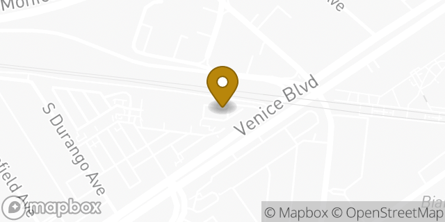 Map showing the location of CVS Pharmacy in Los Angeles, CA 90034