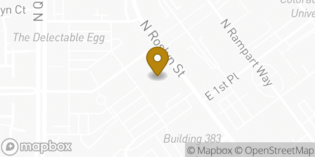 Map showing the location of Amazon Locker - Wheat in Denver, CO 80230