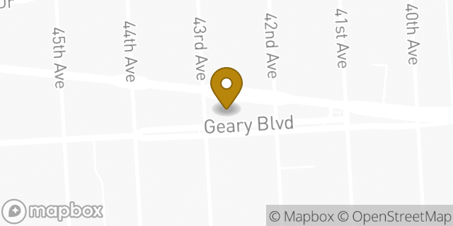 Map showing the location of ATM Walgreens in San Francisco, CA 94121