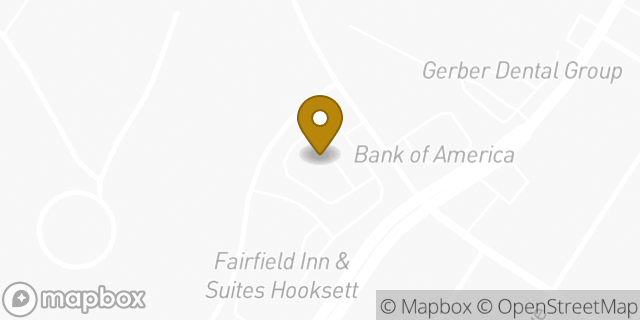 Map showing the location of Amazon Locker - Guzman in Hooksett, NH 03106