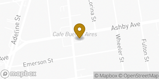 Map showing the location of Enterprise Rent-A-Car in Berkeley, CA 94705