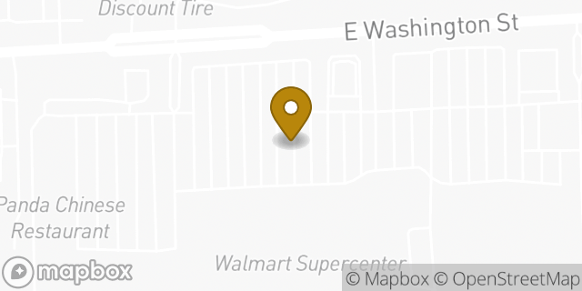 Map showing the location of Walmart Business Center in Indianapolis, IN 46229