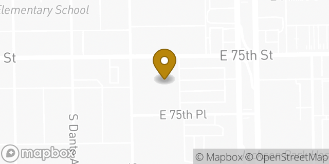 Map showing the location of Coinme in Chicago, IL 60619
