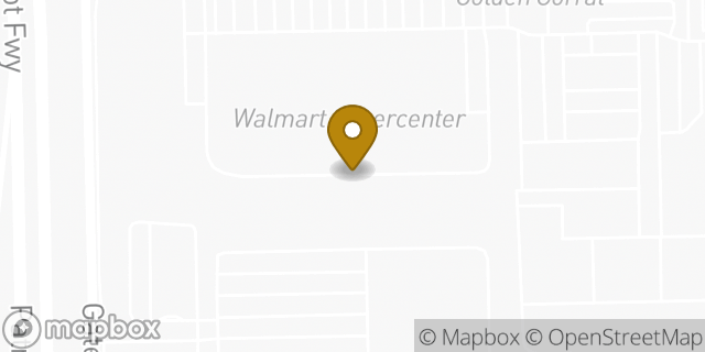 Map showing the location of McDonald's in El Paso, TX 79924