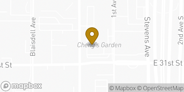 Map showing the location of Subway in Minneapolis, MN 55408