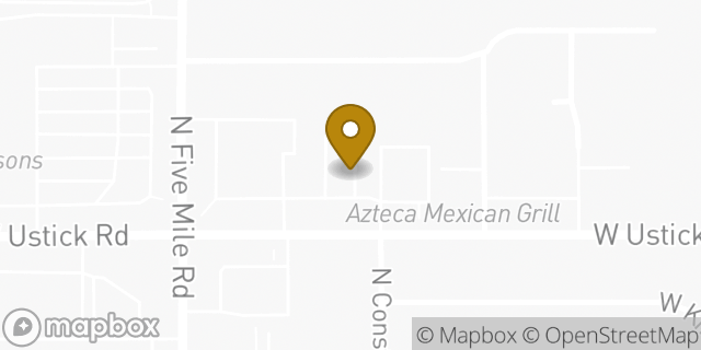 Map showing the location of Sonic Drive In in Boise, ID 83704