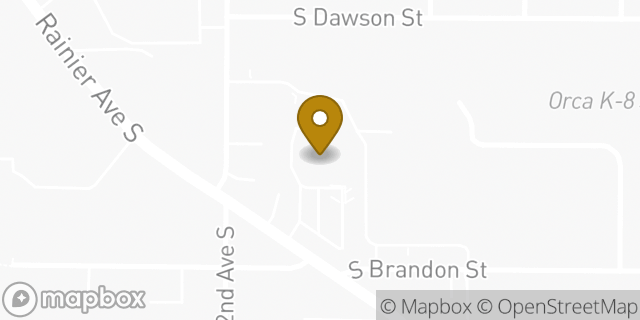 Map showing the location of Lab | Kaiser Permanente Rainier Medical Center in Seattle, WA 98118