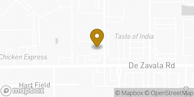 Map showing the location of Amazon Locker - Bias in San Antonio, TX 78249