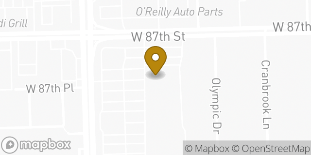 Map showing the location of Walgreens in Bridgeview, IL 60455
