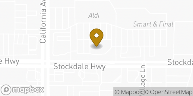 Map showing the location of CVS Pharmacy in Bakersfield, CA 93309