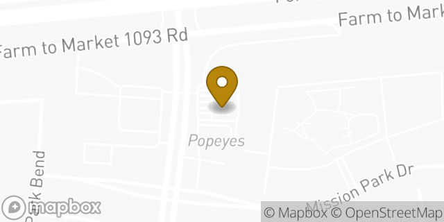 Map showing the location of Amazon Locker - Farming in Richmond, TX 77407