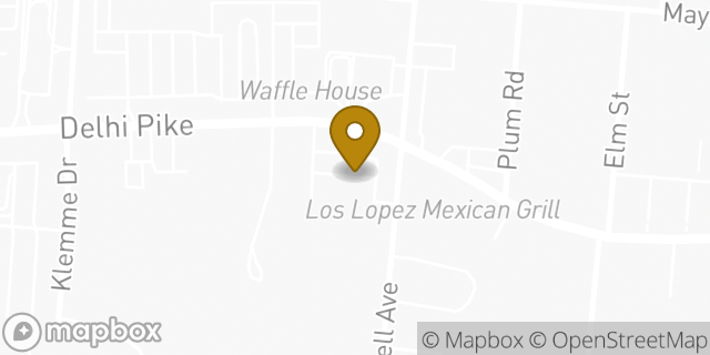 Map showing the location of ATM PNC AT UDF in Cincinnati, OH 45238