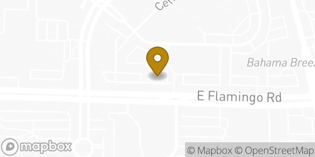 Map showing the location of Starbucks in Las Vegas, NV 89169