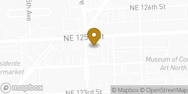 Map showing the location of McDonald's in North Miami, FL 33161