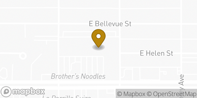 Map showing the location of AutoZone in Tucson, AZ 85712