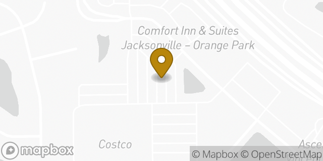 Map showing the location of Costco Wholesale in Jacksonville, FL 32244