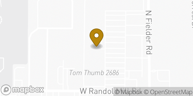 Map showing the location of CVS Pharmacy in Arlington, TX 76012