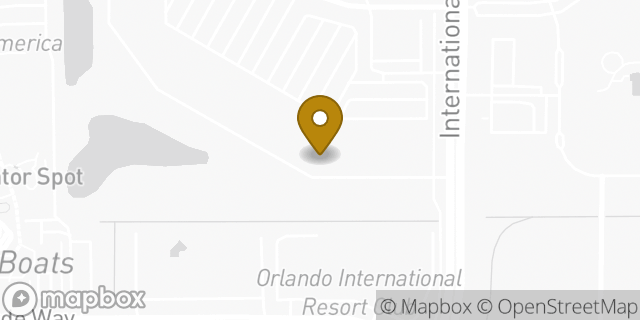 Map showing the location of Amazon Locker - Siqi in Orlando, FL 32819