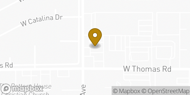 Map showing the location of ATM 7ELEVEN-FCTI in Phoenix, AZ