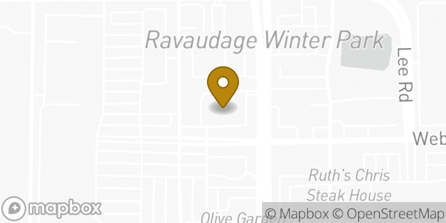 Map showing the location of Minute Clinic in Winter Park, FL 32789