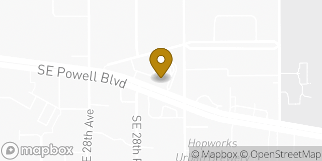 Map showing the location of McDonald's in Portland, OR 97202
