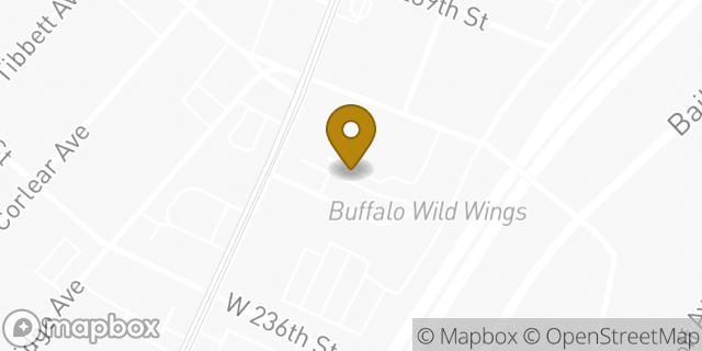 Map showing the location of Dunkin' in Bronx, NY 10463