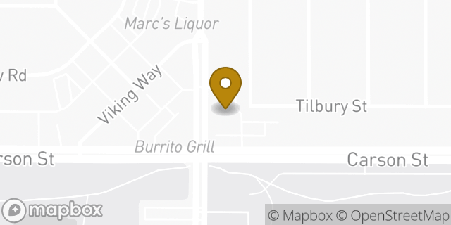 Map showing the location of ATM CVS in Lakewood, CA