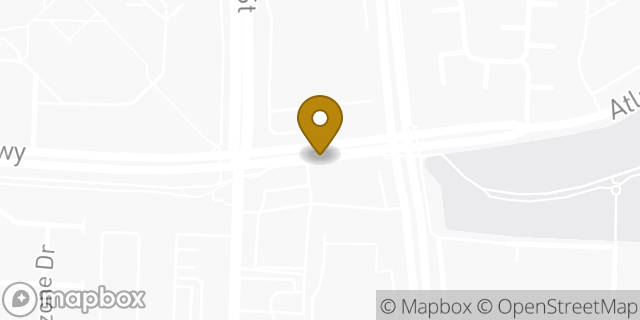 Map showing the location of Starbucks in Alameda, CA 94501