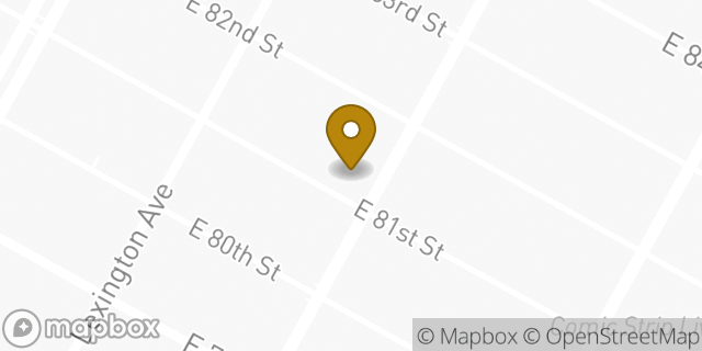 Map showing the location of Doctors of Optometry - 81st And 3rd in New York, NY 10028